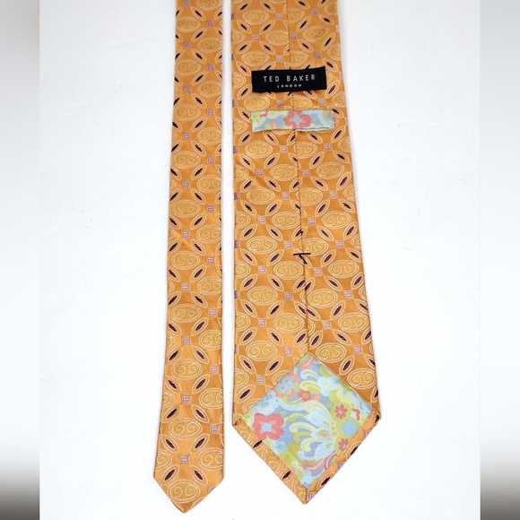 Ted Baker London Men's 100% Silk Tie - Picture 5 of 11